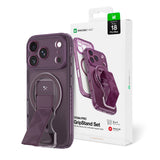 AmazingThing Titan Pro Lens Stand Set til iPhone 18 Pro Max med magnetisk holder og stand, kompatibel med MagSafe - Purple