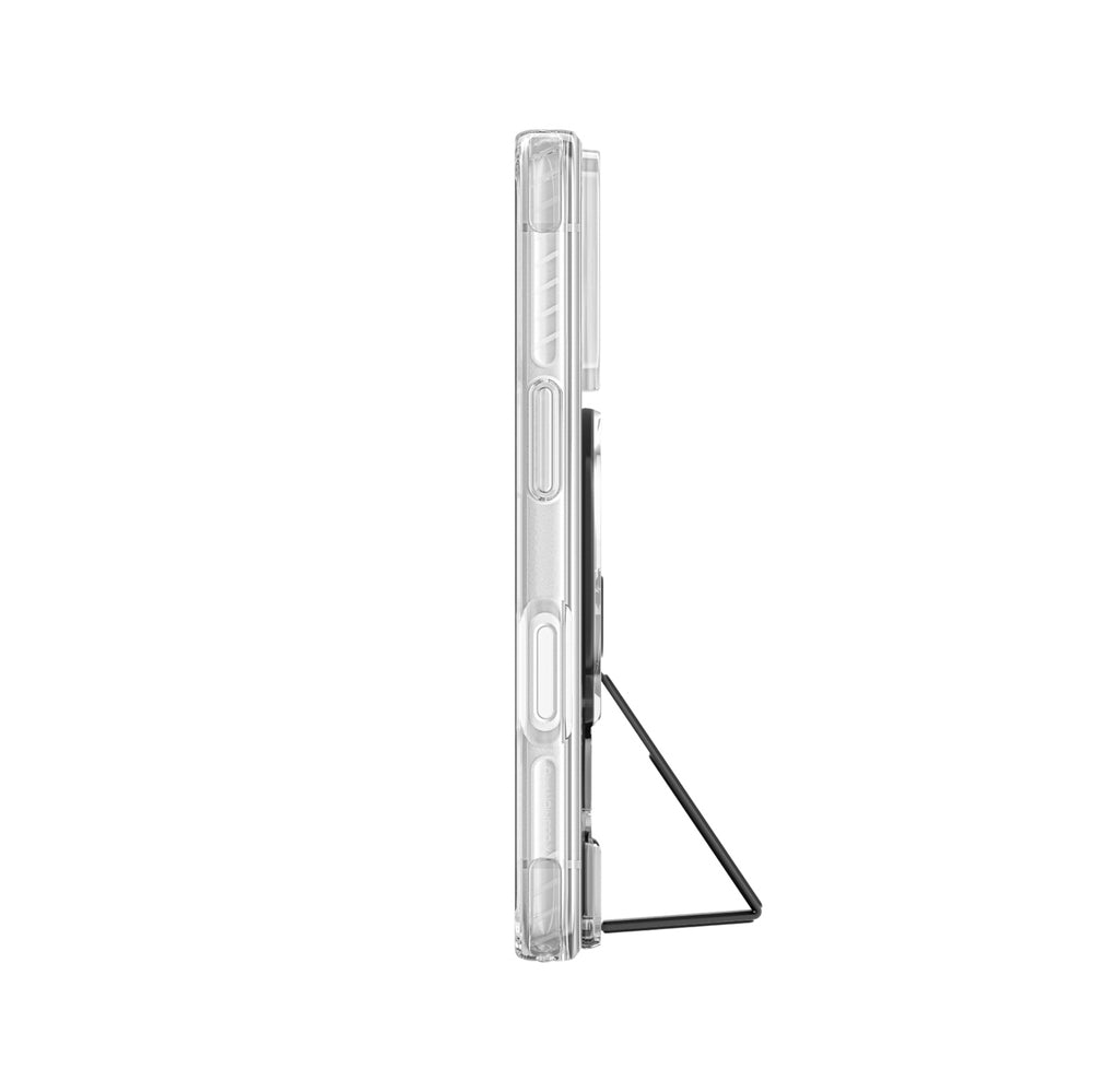 AmazingThing Titan Pro Lens Stand Set for iPhone 18 Pro med magnetisk holder og stand, kompatibel med MagSafe - gennemsigtig