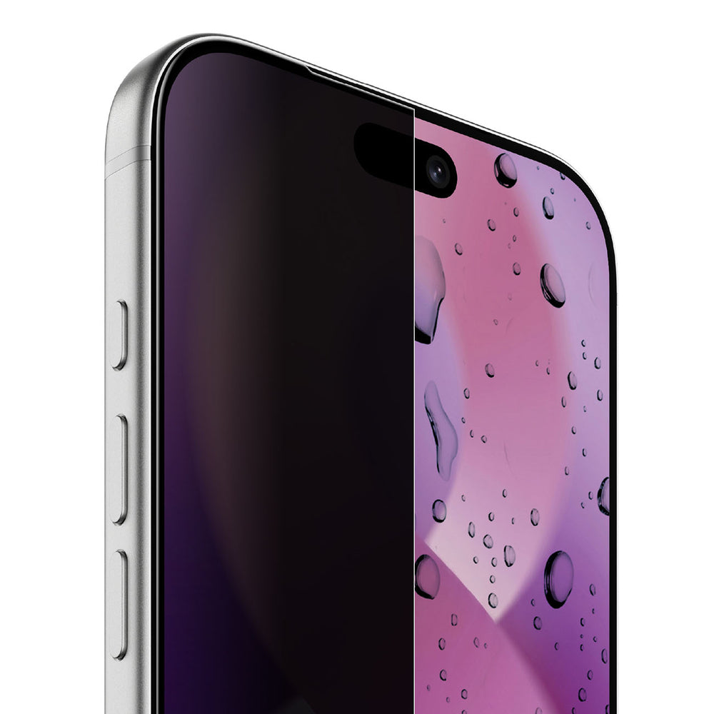 AmazingThing Radix +Care Privacy Glass til iPhone 18 Pro med monteringsramme