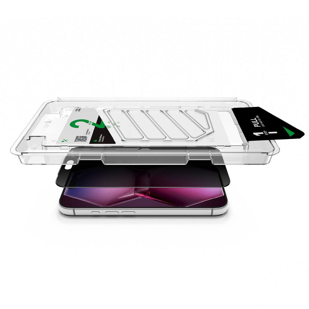 AmazingThing Titan +Care Privacy Glass til iPhone 18 Pro med monteringsramme