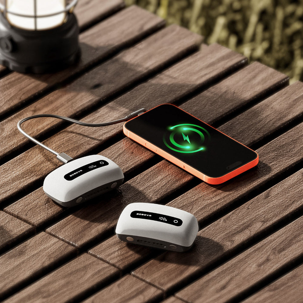 BoboVR BM60-2 6500 mAh Battery for BoboVR M3 Pro+ and BoboVR M3 2 pcs. with Charging Station - White