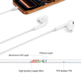 Tech-Protect Ultraboost Core G3 USB-C Wired Headphones - White