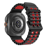 Tech-Protect Iconband Pro for Samsung Galaxy Watch Ultra 47mm - Black and Red