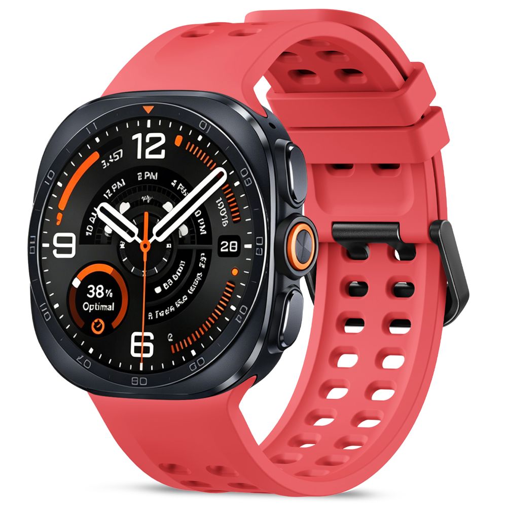 Tech-Protect Silicone Air Strap til Samsung Galaxy Watch Ultra 47mm - Rød