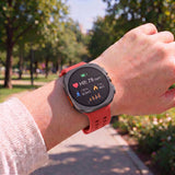 Tech-Protect Silicone Air Strap til Samsung Galaxy Watch Ultra 47mm - Rød