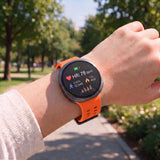 Tech-Protect Silicone Air Strap for Samsung Galaxy Watch 40/44/46 mm - Orange