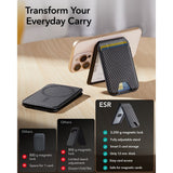ESR Classic RFID Magnetic Wallet Stand MagSafe for Phone - Black