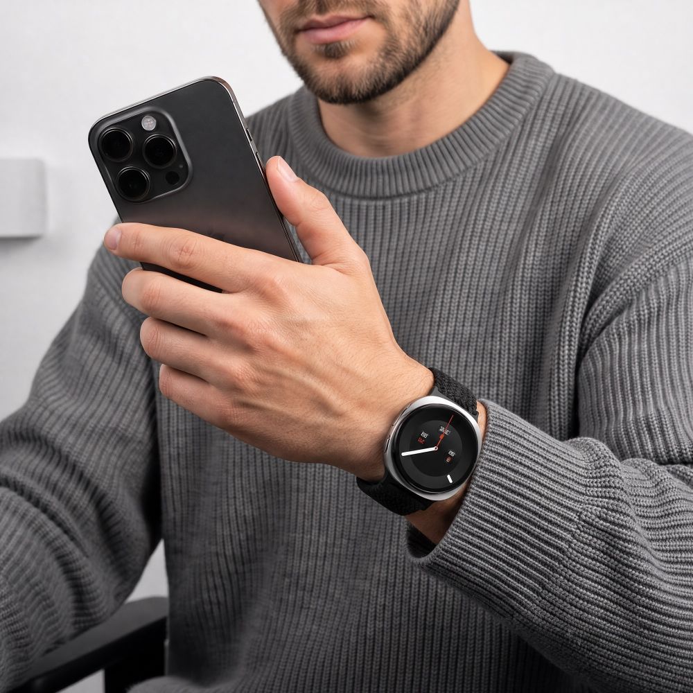 Tech-Protect NylonMag Strap for Samsung Galaxy Watch 40/44/46mm - Black