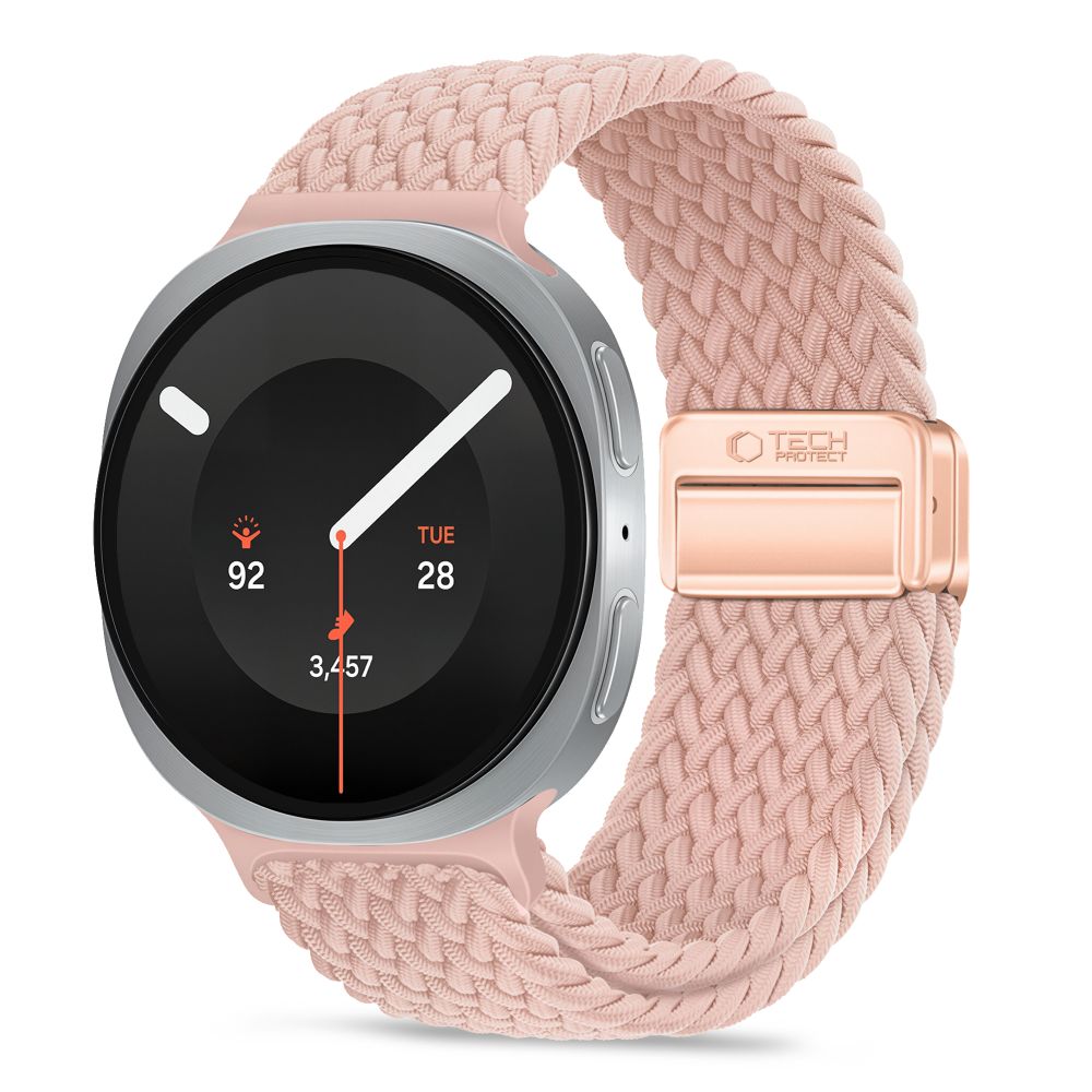 Tech-Protect NylonMag Strap for Samsung Galaxy Watch 40/44/46mm - Pink