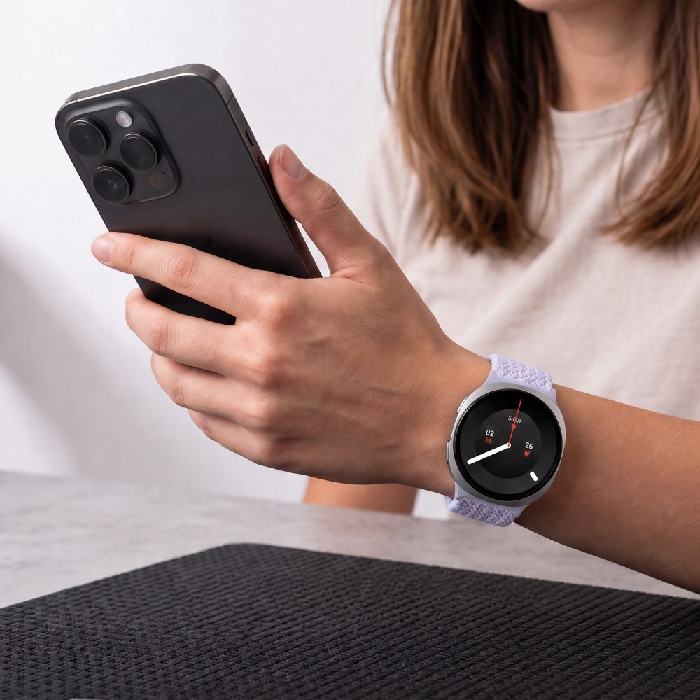 Tech-Protect NylonMag Strap for Samsung Galaxy Watch 40/44/46mm - Purple