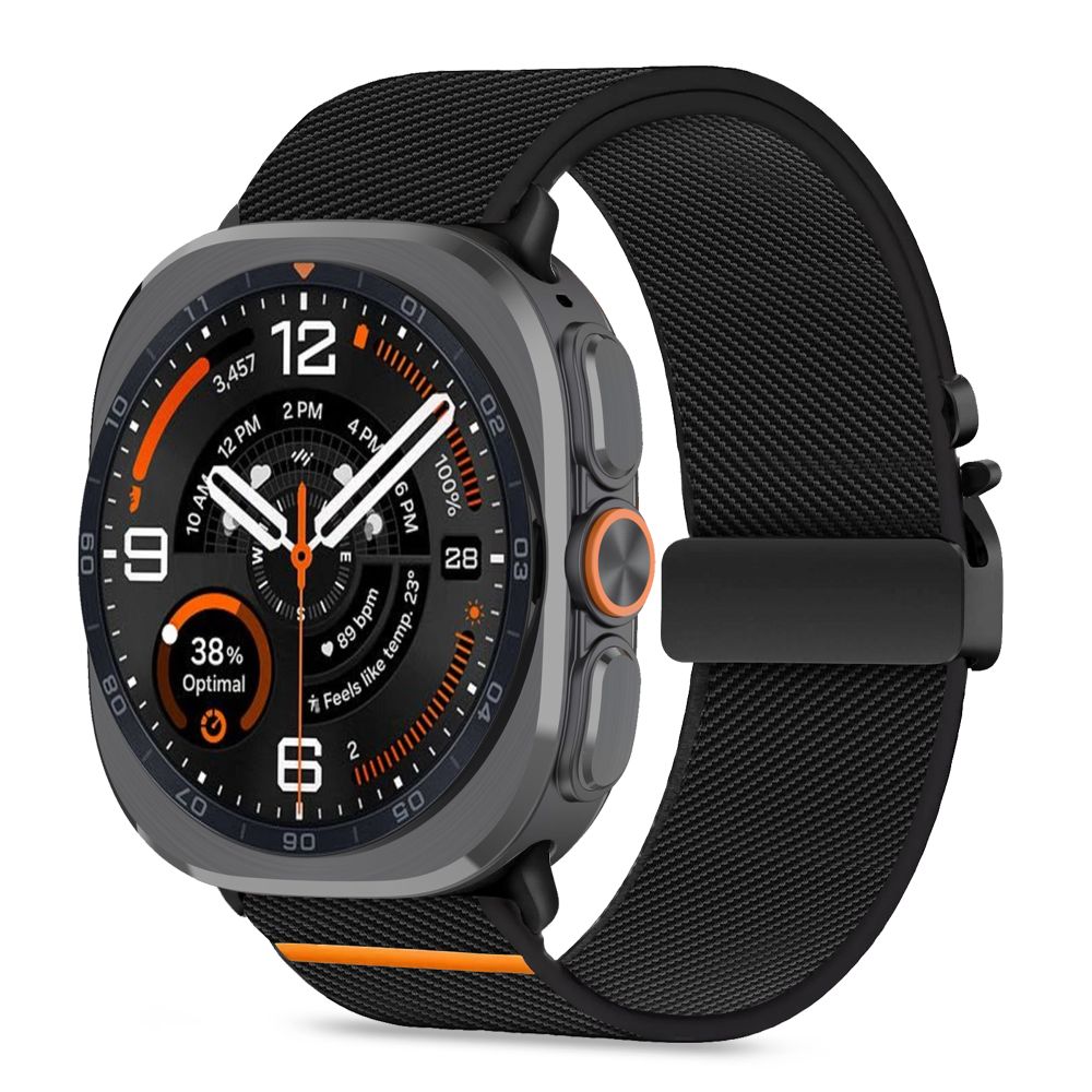 Tech-Protect Nylon Klem til Samsung Galaxy Watch Ultra 47mm - sort