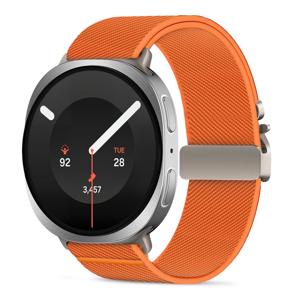 Tech-Protect Nylon Clasp Strap for Samsung Galaxy Watch 40/44/46 mm - Orange
