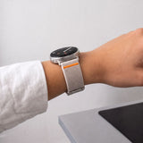 Tech-Protect Nylon Klemrem til Samsung Galaxy Watch 40/44/46 mm - Beige