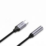 Tech-Protect Ultraboost USB-C til Mini Jack 3,5 mm DAC-adapter - mørkegrå