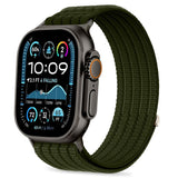 Tech-Protect Nylon Sport Band for Apple Watch 44 / 45 / 46 / 49 mm - Dark Green