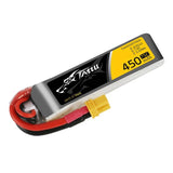 Batteri Tattu 450mAh 7.4V 75C 2S1P Lang XT30