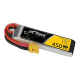 Batteri Tattu 450mAh 7.4V 75C 2S1P Lang XT30