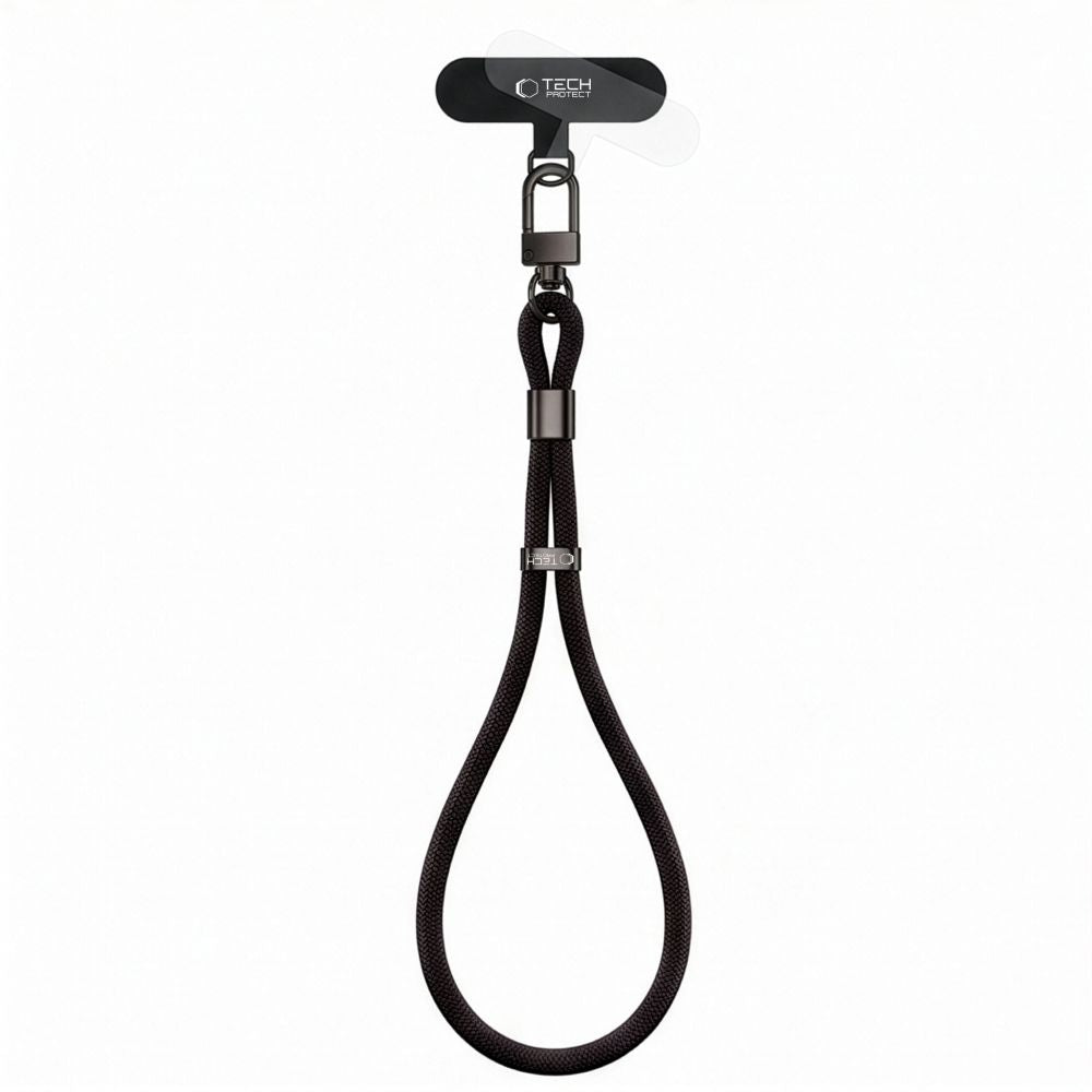 Tech-Protect C11S Rope Wrist Strap for Phone - Black