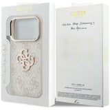 Guess 4G og Big Resin Logo Case til iPhone 17 Pro / 18 Pro - Pink