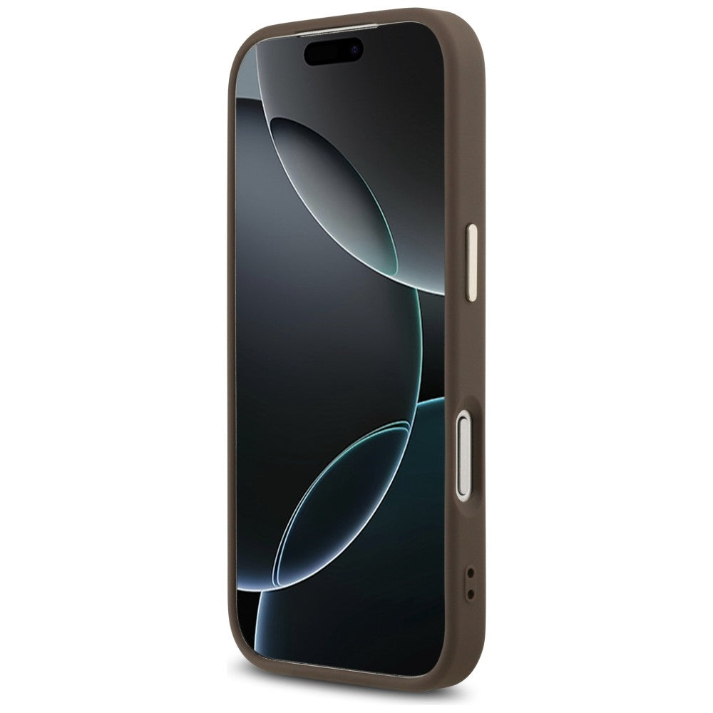 Guess 4G Big 4G Classic Logo Case til iPhone 17 Pro / 18 Pro - Brunt og guld