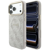 Guess Embossed 4G Classic MagSafe Case til iPhone 17 Pro / 18 Pro - Pink