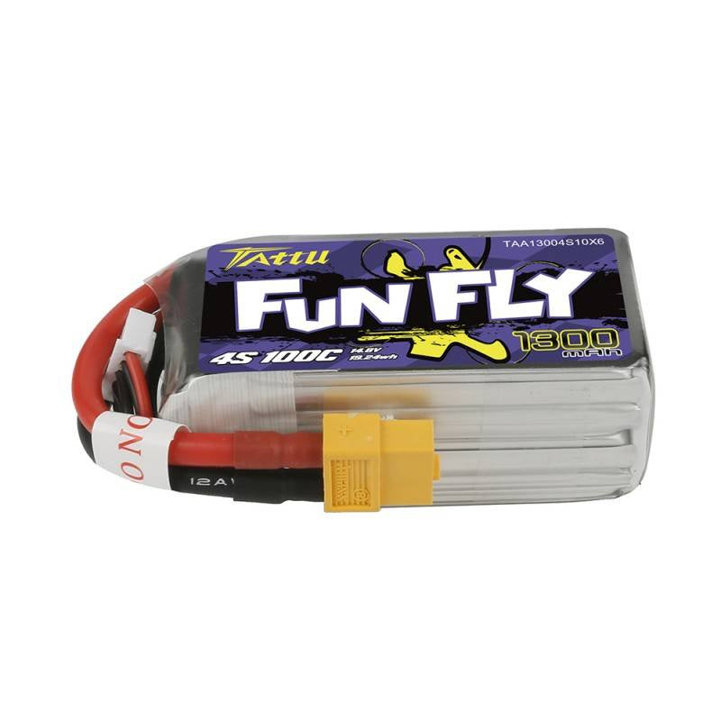 Tattu Funfly 1300mAh 14,8V 100C 4S1P batteri