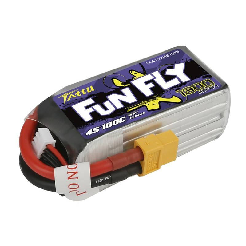 Tattu Funfly 1300mAh 14,8V 100C 4S1P batteri