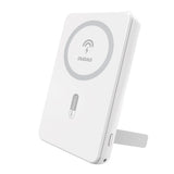 Dudao K14S+ 10000mAh 22.5W Magnetisk Power Bank USB-A + USB-C Kompatibel med MagSafe med Stand - Hvid