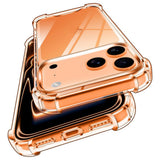 Hybrid Akryl TPU Case iPhone 18 Pro / 17 Pro med kamerabeskyttelse - gennemsigtig