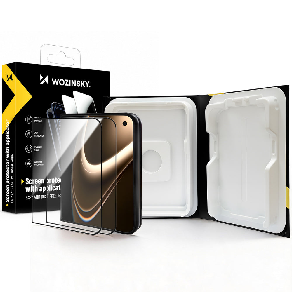 Wozinsky EasyFit klar glas tempereret glas til iPhone Duo - 2 stk.
