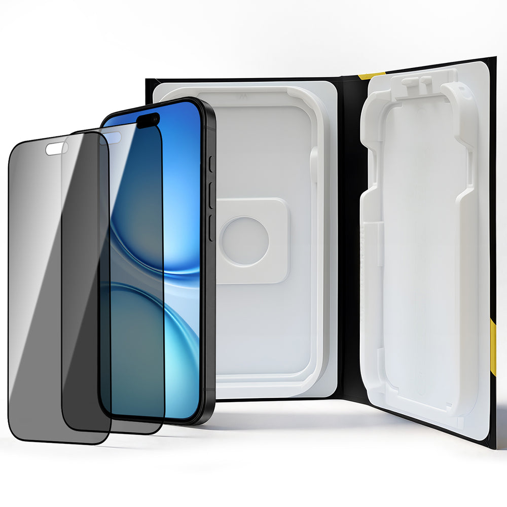 Wozinsky EasyFit Privacy Glass skærmbeskytter til iPhone 18 Pro Max - 2 stk.