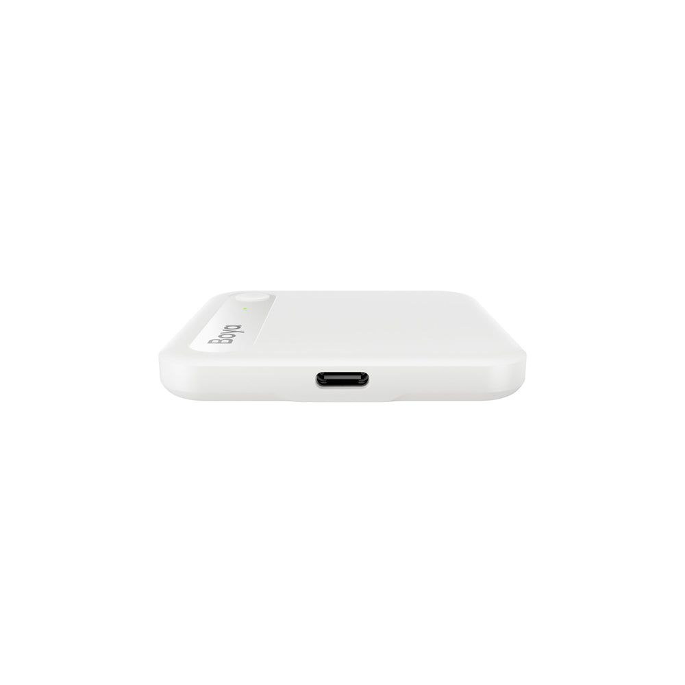 BOYA Notra Neo Voice Recorder med AI Transcription - hvid