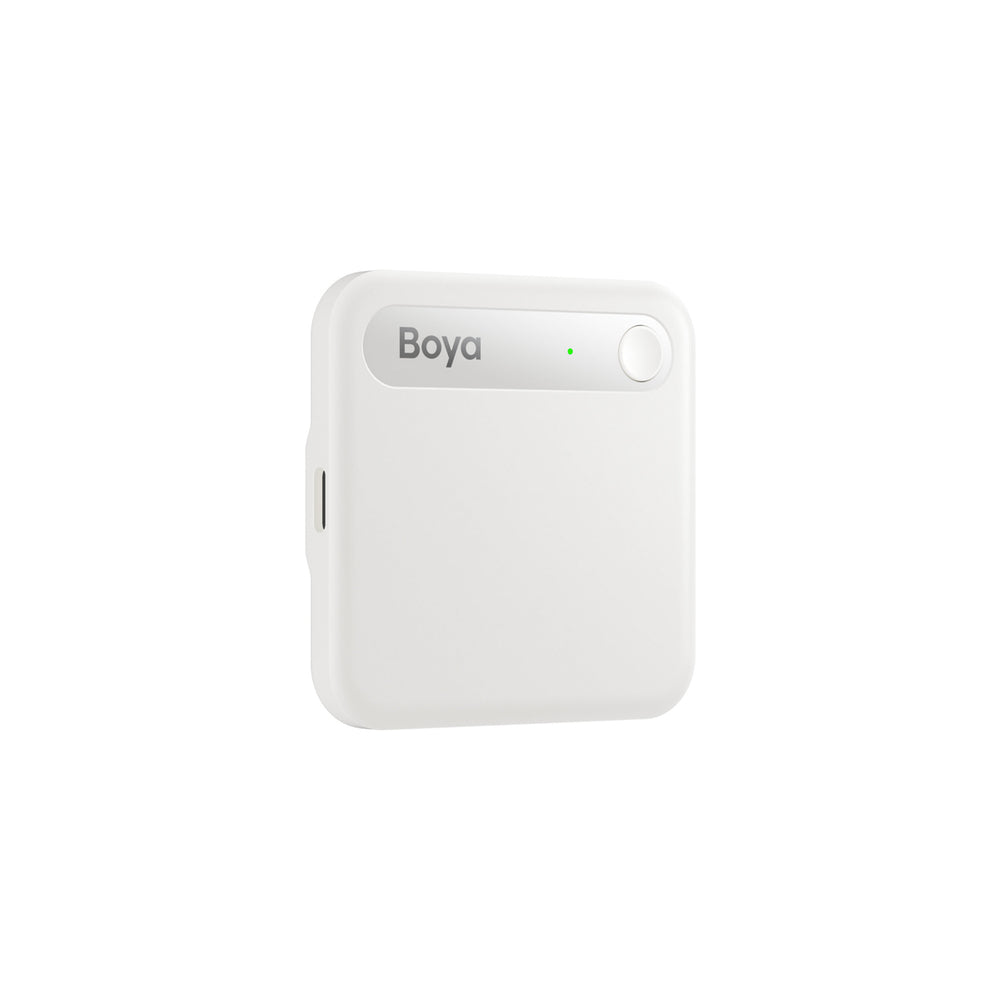 BOYA Notra Neo Voice Recorder med AI Transcription - hvid
