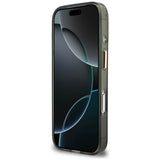 Guess IML 4G Script Metal Case til iPhone 17 Pro Max / 18 Pro Max - sort