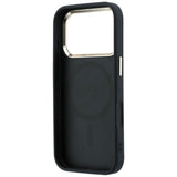 Guess Saffiano Small 4G og Classic Logo MagSafe Case til iPhone 17 Pro Max / 18 Pro Max - sort