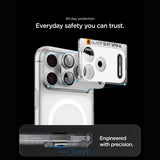 Spigen Optik Pro XL GLAS.TR EZ FIT hærdet glas til iPhone 18 Pro - Silver