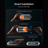 Spigen Glas.tR EZ Fit Pro HD AC Privacy 2-pakke af hærdet glas til iPhone 18 Pro Max