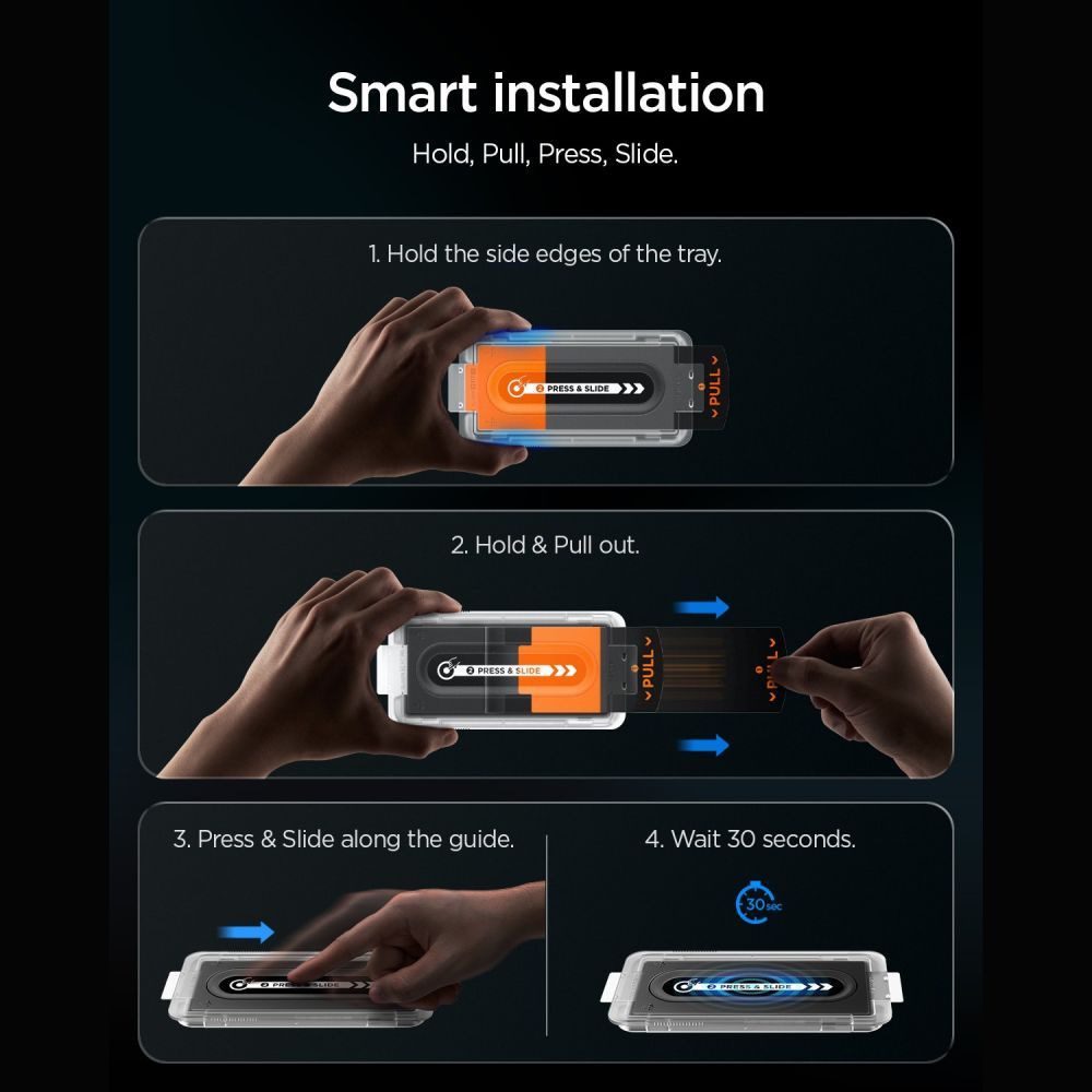 Spigen Glas.tR EZ Fit Pro HD AC Privacy tempereret glas til iPhone 18 Pro Max