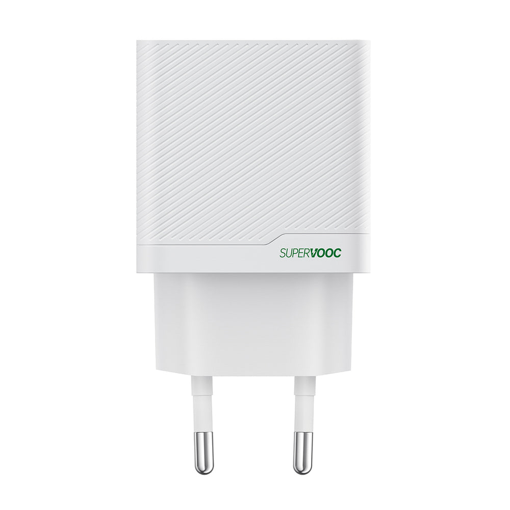 Oppo OSAB4CB4AE 45W USB-A + USB-C Wall Charger - hvid