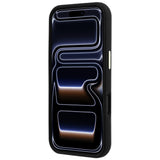 Guess Grained & Big Resin Logo Case til iPhone 18 Pro Max / 17 Pro Max - sort