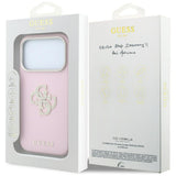 Guess Smooth & Big Strass Logo Case til iPhone 18 Pro Max / 17 Pro Max - Pink