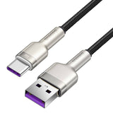 USB-kabel til USB-C Baseus Cafule, 66W, 0,25m (sort)