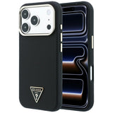 Guess Kevlar Triangle Logo MagSafe Case til iPhone 18 Pro Max / 17 Pro Max - sort