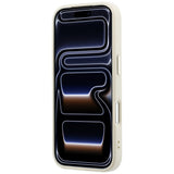 Guess Saffiano Small 4G og Classic Logo MagSafe Case til iPhone 18 Pro / 17 Pro - Beige