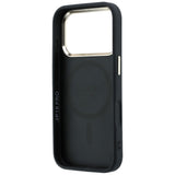 Guess Saffiano Small 4G og Classic Logo MagSafe Case til iPhone 18 Pro / 17 Pro - sort