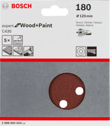 Bosch 2 608 605 644 tilbehør til slibemaskine 5 stk Slibeblad