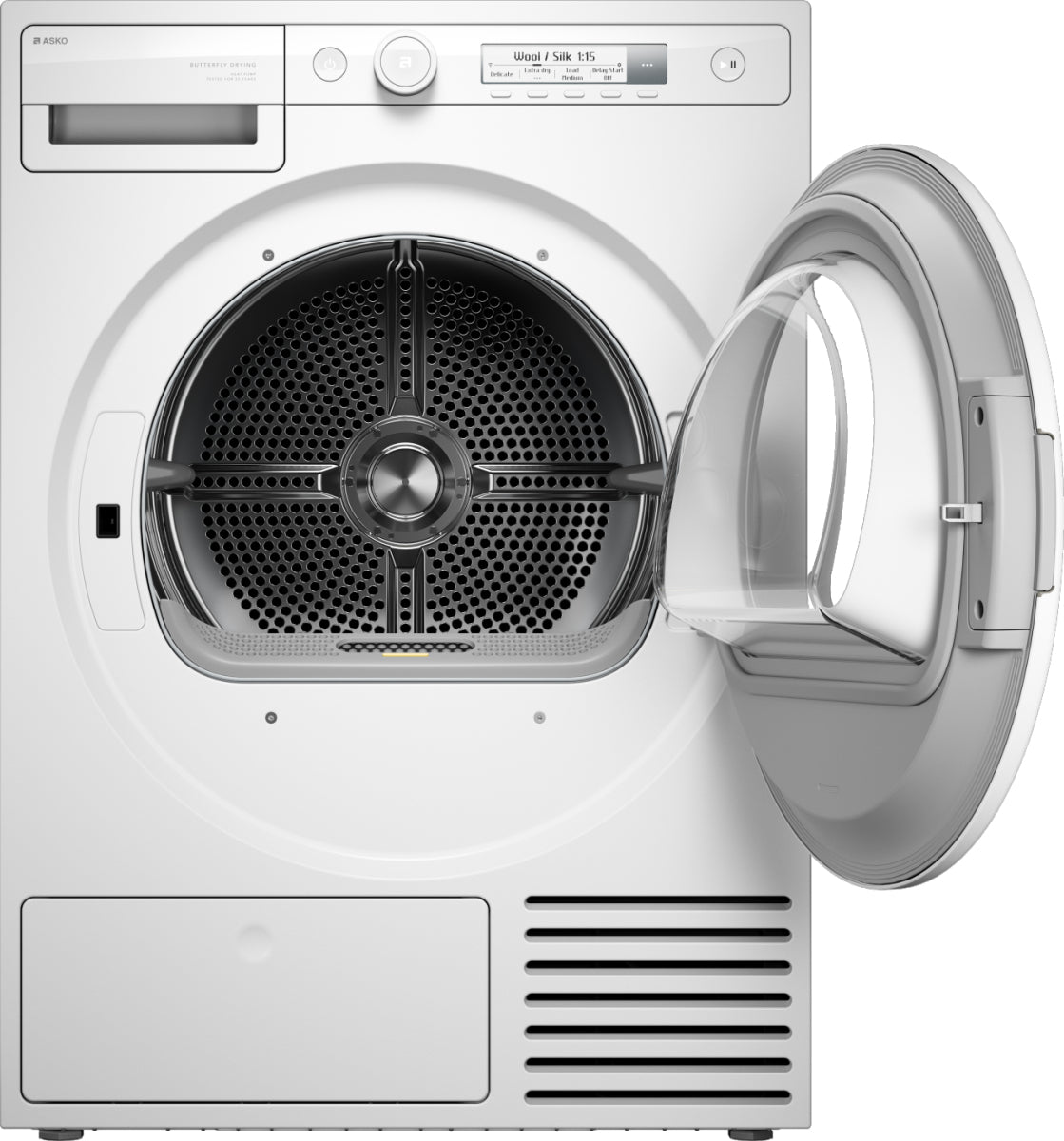 Asko Classic T108HW er en tørretumbler designet i Sverige med ekstra robust konstruktion for en problemfri hverdag i mange år. Den har en kapacitet på 8 kg og 10 programmer for nem og effektiv tørring. Maskinen har et brugervenligt fnugfilter, One Moti...