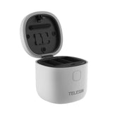 3-slot vandtæt oplader Allin boks Telesin til GoPro Hero 12 / Hero 11 / Hero 10 / Hero 9