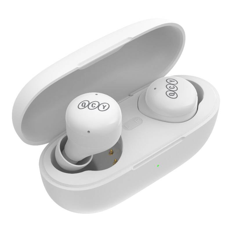 Trådløse øretelefoner TWS QCY T17 (hvid)