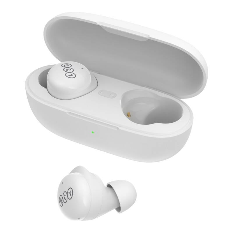 Trådløse øretelefoner TWS QCY T17 (hvid)